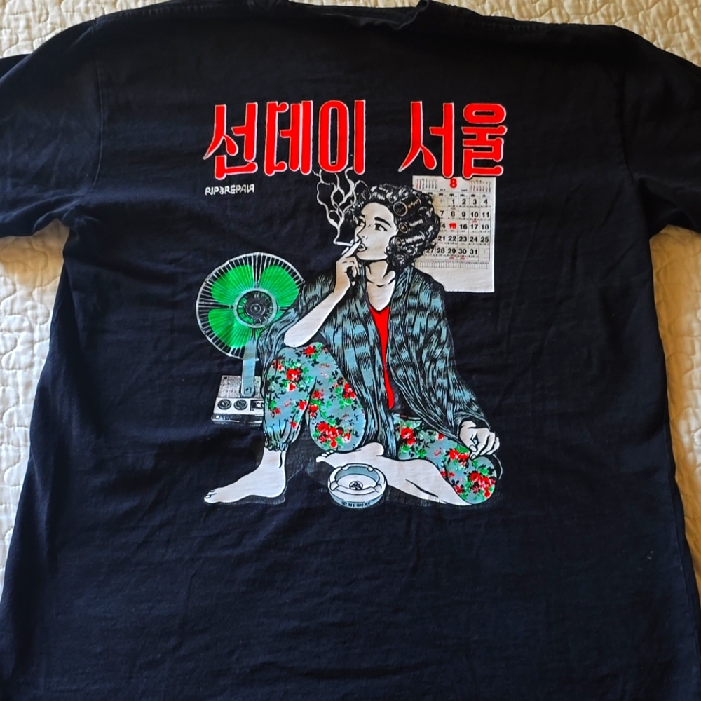 RIPNREPAIR RARE T Shirt with Floral Design